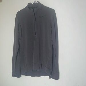 Nike small grey 3/4 zip pull over​